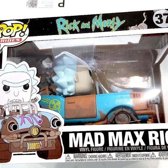 FUNKO POP! RIDES RICK AND MORTY #37 MAD MAX RICK VINYL FIGURE ADULT SWIM!